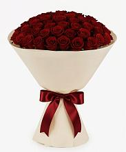 Букет 101 Бордовая роза Блэк Бакарра в Вревском