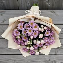 Букет цветов из:  Розы и Хризантемы в Вревском