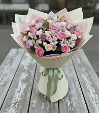 Букет цветов из:  Розы и Хризантемы в Вревском