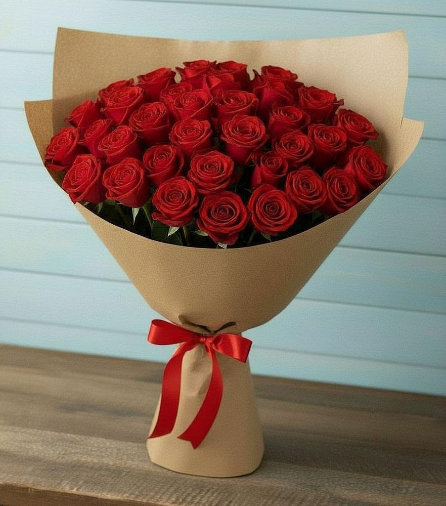 Букет Красные розы Милано в Вревском