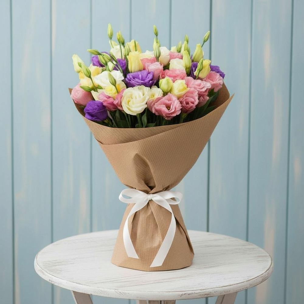 Букет цветов из: Лизиантусы в Вревском