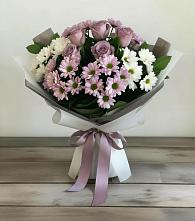 Букет цветов из:  Хризантемы и Розы в Вревском