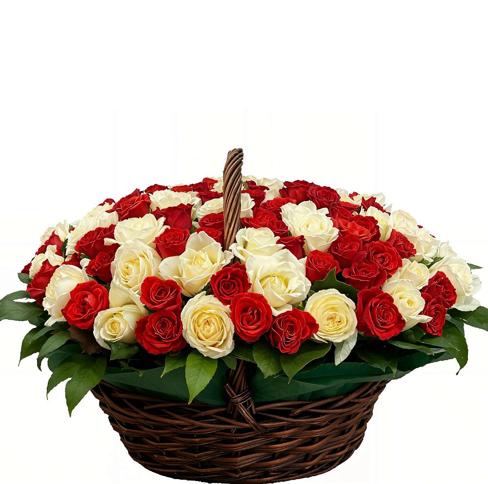 Премиум букет из: Розы в Вревском