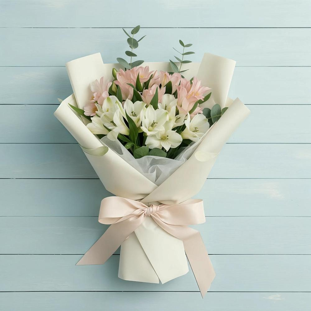 Букет цветов из: Альстромерии в Вревском