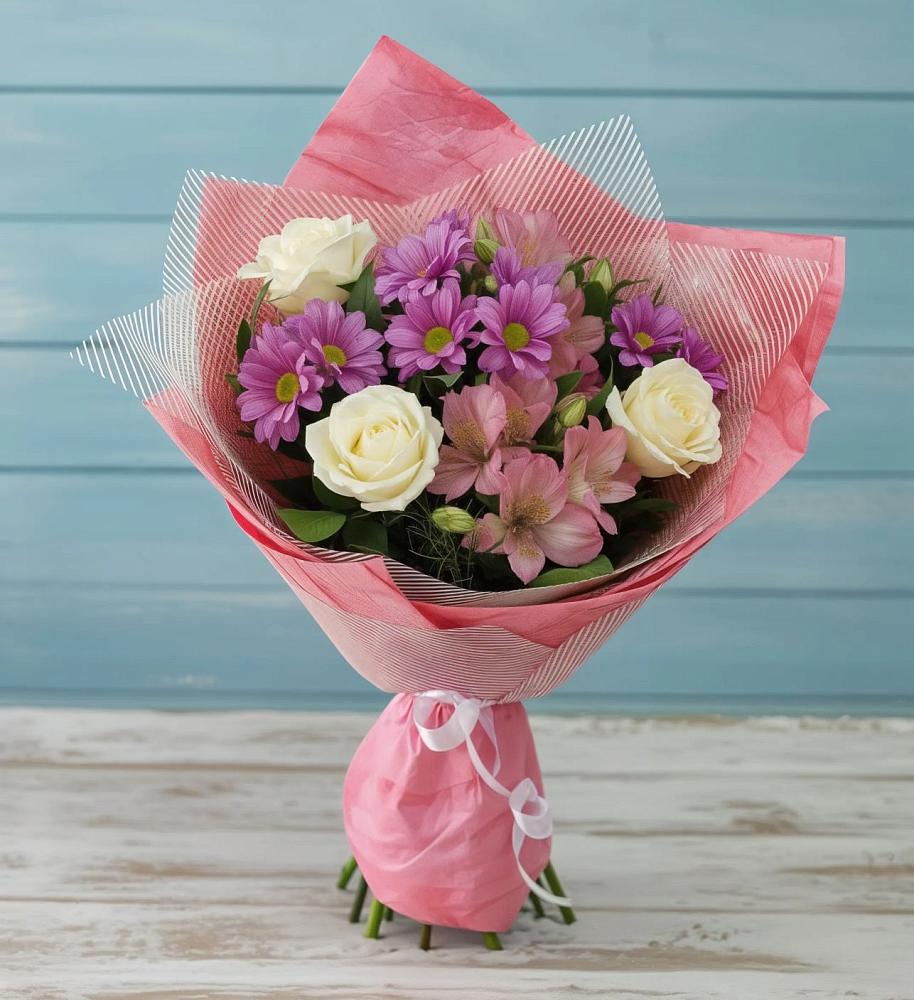 Букет цветов из: Герберы в Вревском